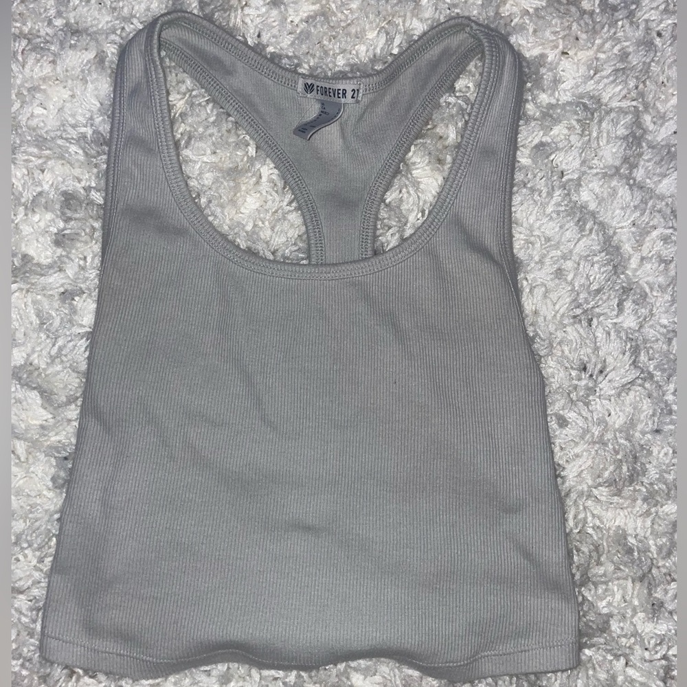 forever 21 racer back crop top tank